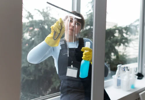 Nettoyage de vitres intérieures et extérieures à la Tour-de-Salvagny